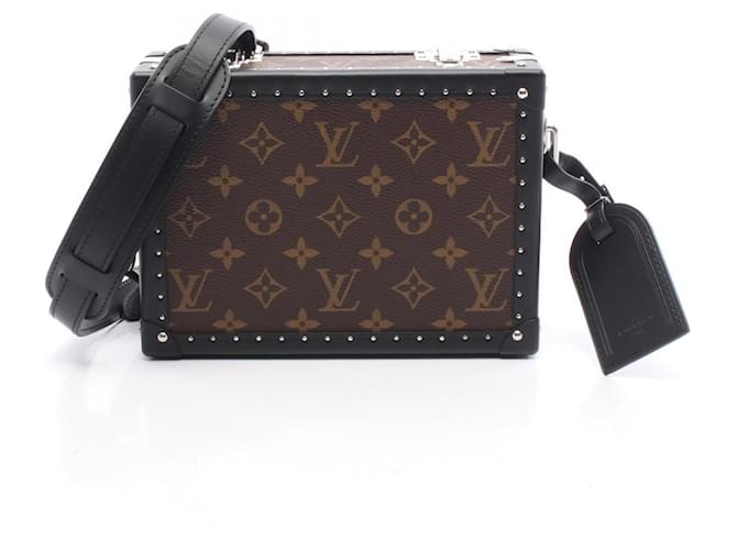Louis Vuitton Monogram Macassar Shoulder Bag Brown Black Cloth  ref.2484491