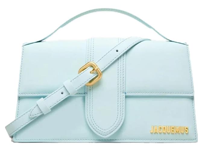Jacquemus Le grand Bambino Bag Blue Leather  ref.2484679