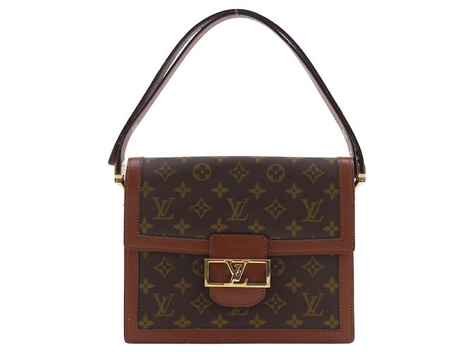 Bolso de Hombro Monogram Louis Vuitton Castaño
