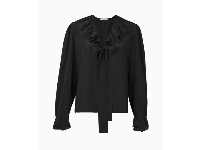 Top Yves Saint Laurent, Modell Strick Circa 1984. Schwarz