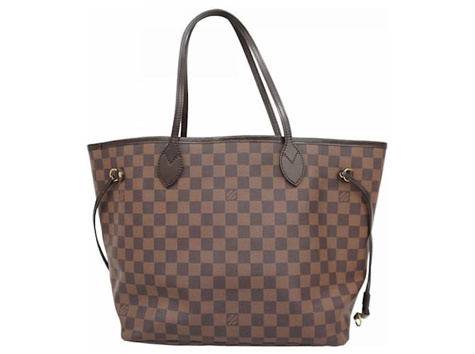 Louis Vuitton Damier Neverfull MM Tote Bag Damier ebene  ref.2485618