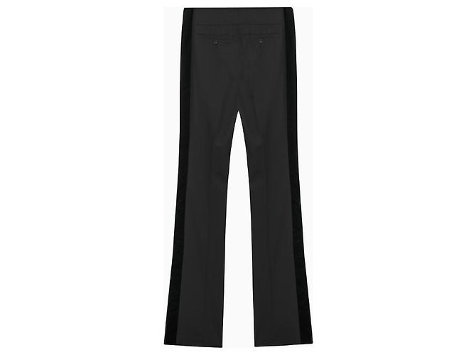 Barbara Bui Pants, Bicolor Tailoring Model. Black