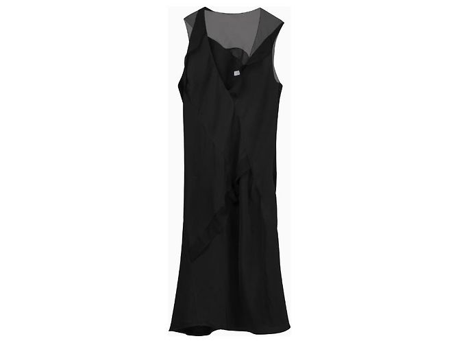 Abito Nina Ricci, modello Drapé Nero Circa 2010.