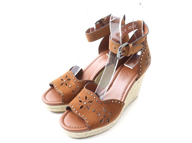 COACH KELSI SDE WEDGE Sandales à talon en daim