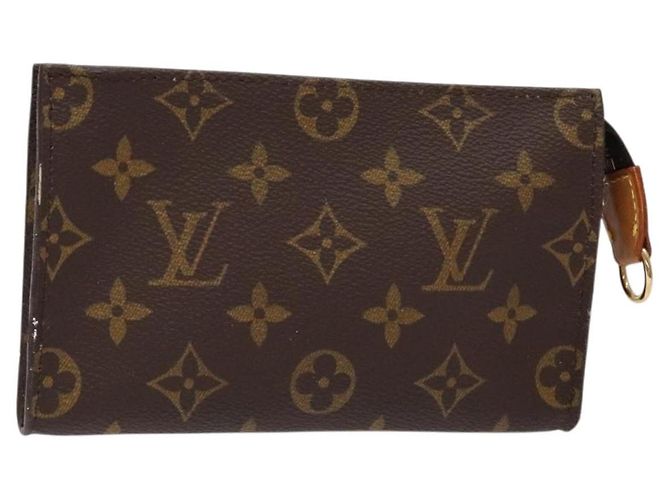 LOUIS VUITTON Monogram Bucket PM Accessory Pouch LV Auth sw1447