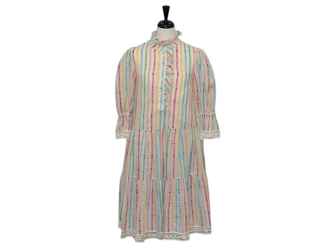 GUCCI Tuta in cotone multicolore Auth 138999