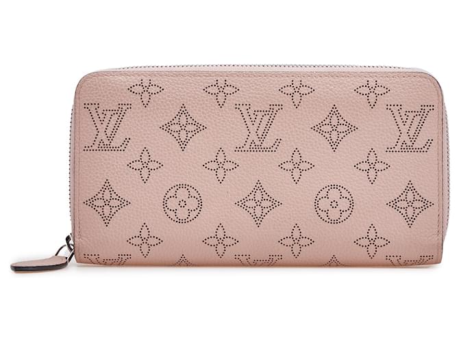 Louis Vuitton Pink Monogram Mahina Zippy Wallet Leather Pony-style calfskin  ref.2488151