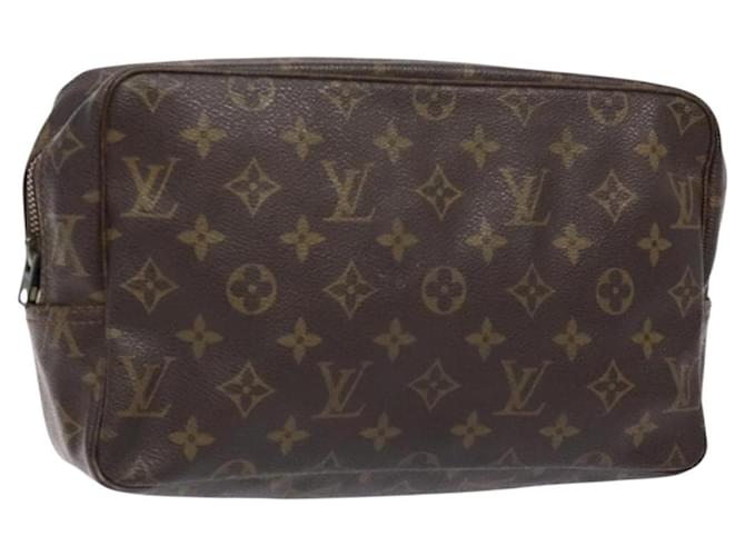 LOUIS VUITTON Monogram Trousse Toilette 28 Clutch Bag M47522 LV Auth ep10494 Cloth  ref.2488351