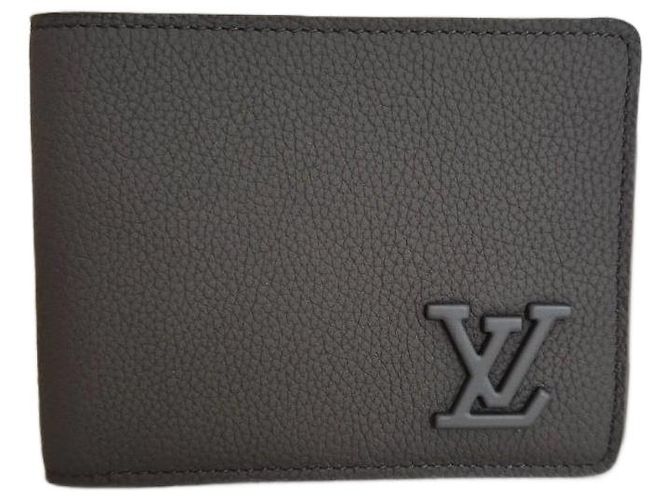 Louis Vuitton Aerogram Wallet Khaki Leather