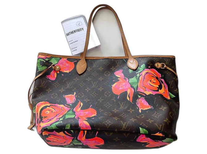 Louis Vuitton Neverfull MM édition limitée de 2009 Marron Multicolore