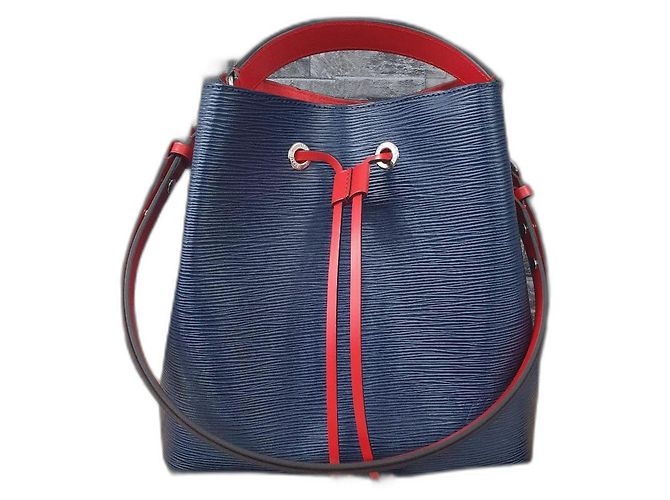 Louis Vuitton NeoNoe Cuir Epi Ensemble Complet Bleu