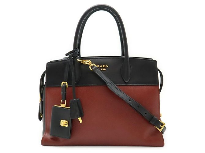 Bolsa de couro Prada Esplanade