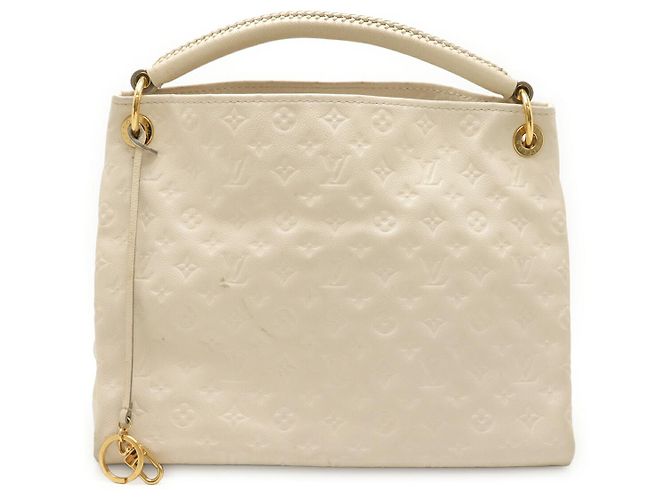 Sac Artsy MM Monogram Empreinte Louis Vuitton Blanc