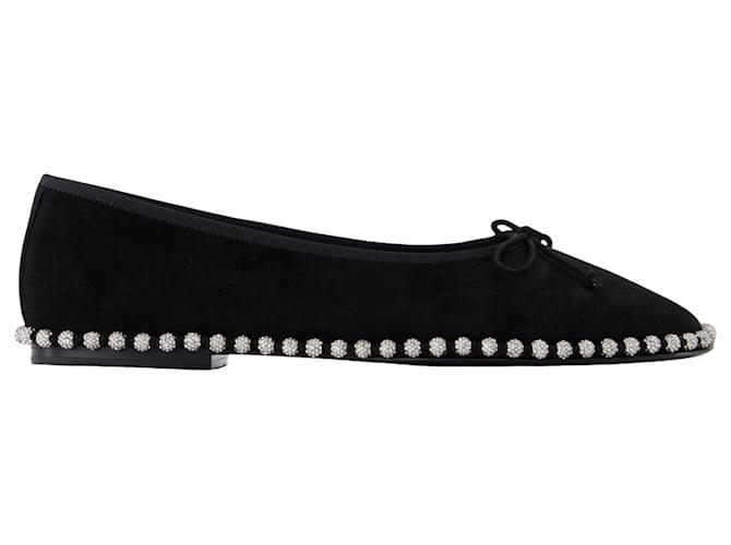 Autre Marque Lina Ballchain Ballerinas - Alexander Wang - Leather - Black Pony-style calfskin  ref.2489379