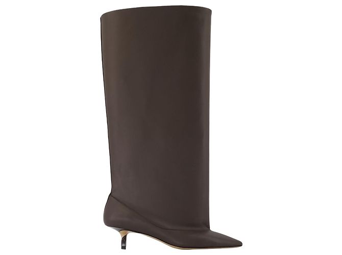 Tourni H Boots - Jacquemus - Leather - Brown