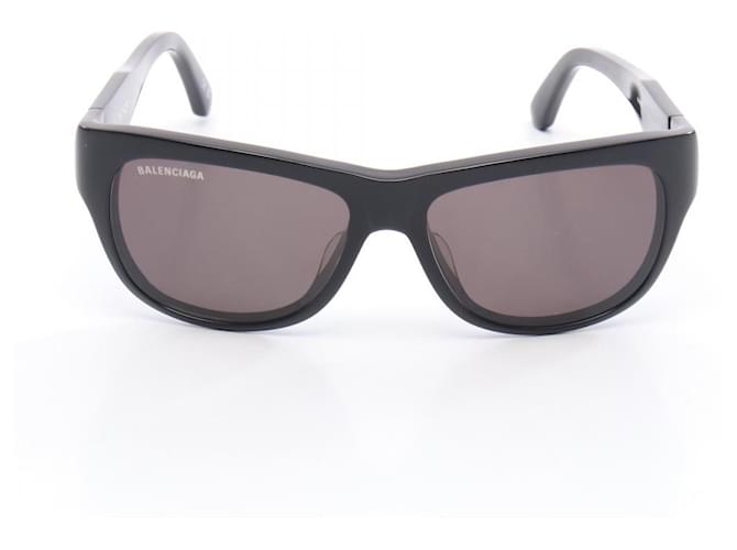 Everyday Óculos de sol Balenciaga Preto Plástico  ref.2491496