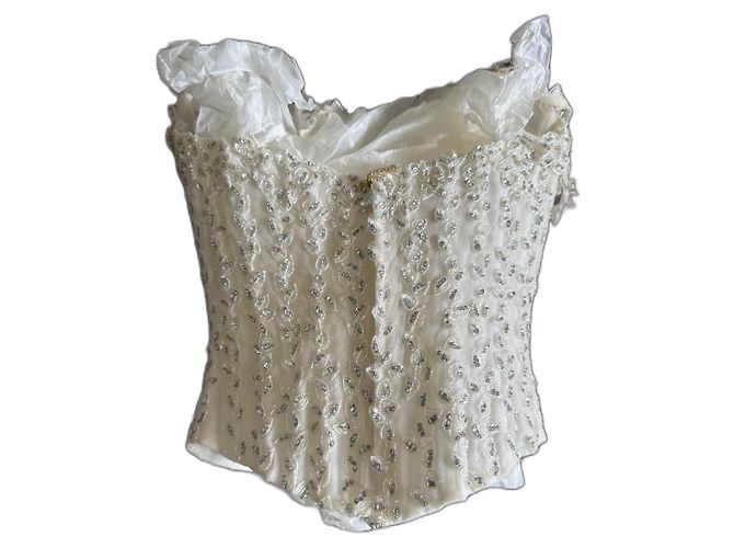 Autre Marque Bustier original Carlo Pignatelli, Bege