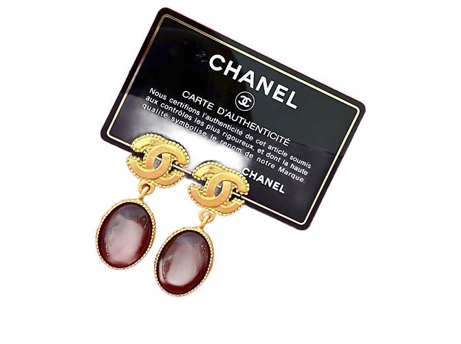 Timeless Orecchini Chanel D'oro Metallico 