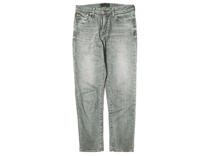Autre Marque Pantalones de denim elástico de algodón RED CARD Happiness Gris