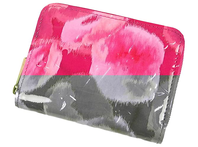 Louis Vuitton Pink Monogram Vernis Ikat Zippy Coin Purse Leather Patent leather  ref.2492930