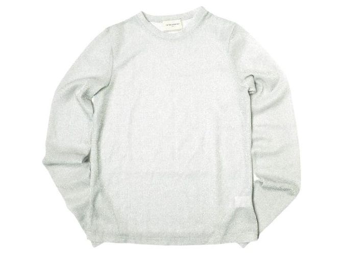 Autre Marque UNITED ARROWS Glitter Jersey Top Silvery