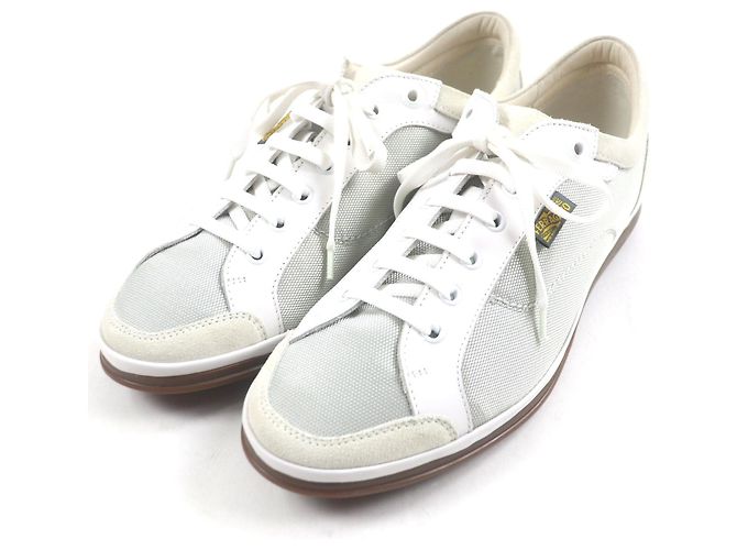 Sneakers basse in mesh Salvatore Ferragamo Marrone Grigio