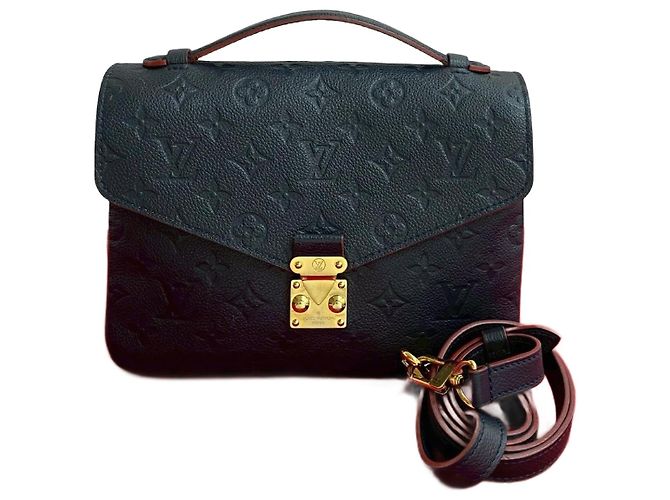 Bolsa 2 em 1 Pochette Metis Monogram Empreinte Louis Vuitton Azul