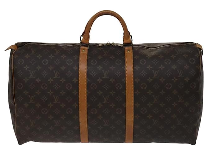 Louis Vuitton Keepall Bag Monogram Canvas 60 Brown Cloth  ref.2493252