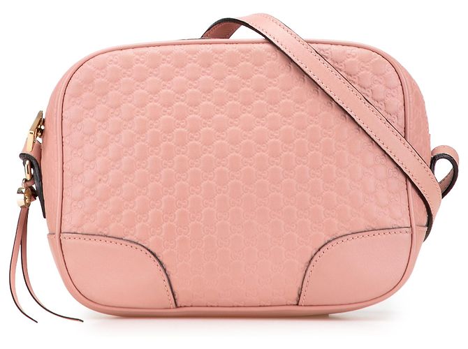 Borsa a tracolla Gucci Pink Microguccissima Bree Rosa