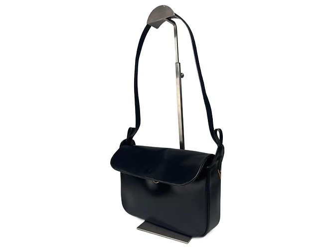 Sac en cuir vintage Givenchy bleu marine