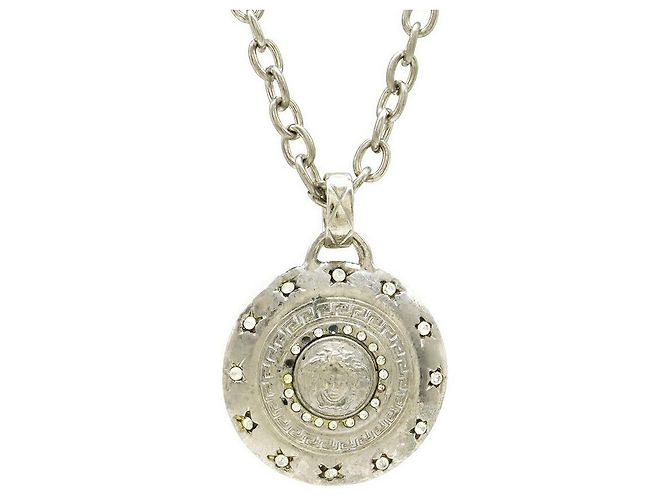 Collier Méduse Versace Argenté