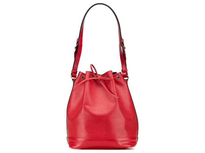 Louis Vuitton Red Epi Noe GM Leather  ref.2496239