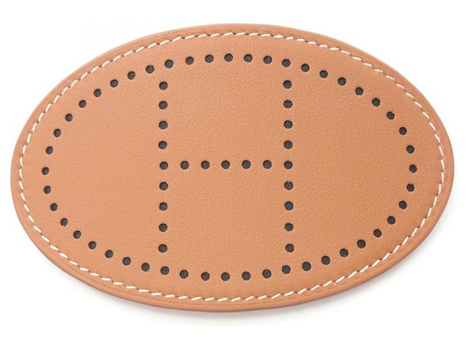 Accessorio Barrette Hermès Evelyn Marrone Pelle