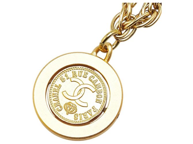 Cambon Collana Vintage Chanel Coco Mark D'oro