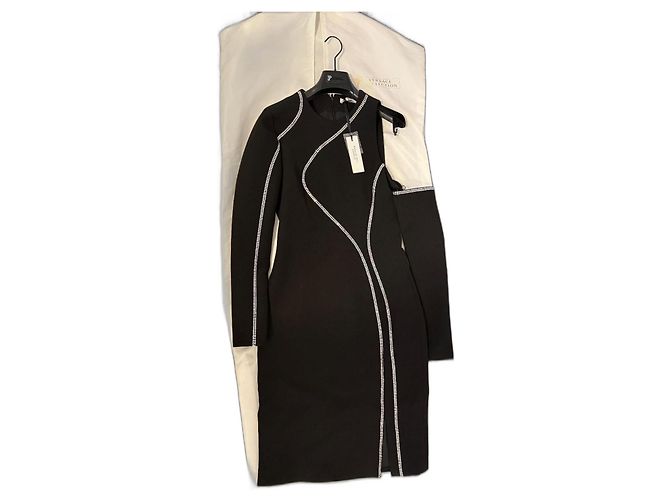 Versace Kleid Schwarz Größe 40