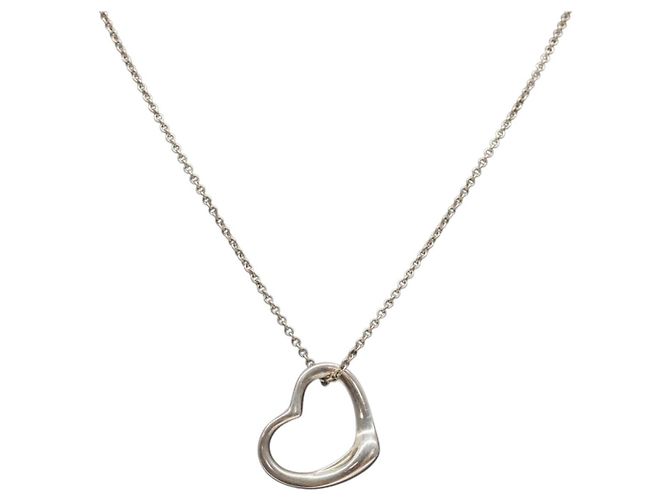 Autre Marque Collana Cuore Aperto TIFFANY&Co. Argento Ag925 Auth am8914