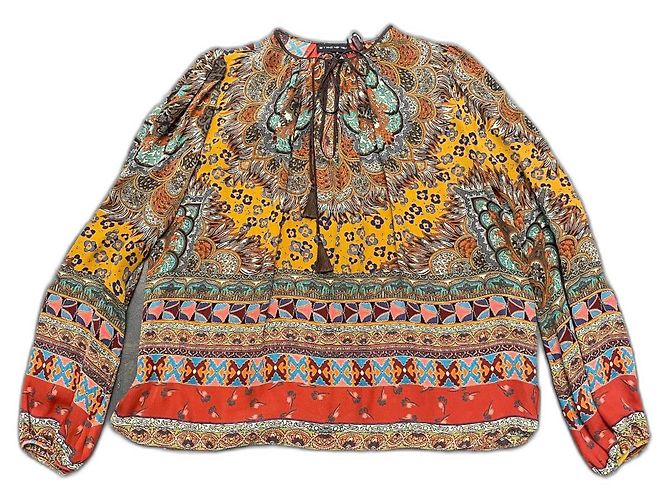 Blusa Etro in seta multicolore