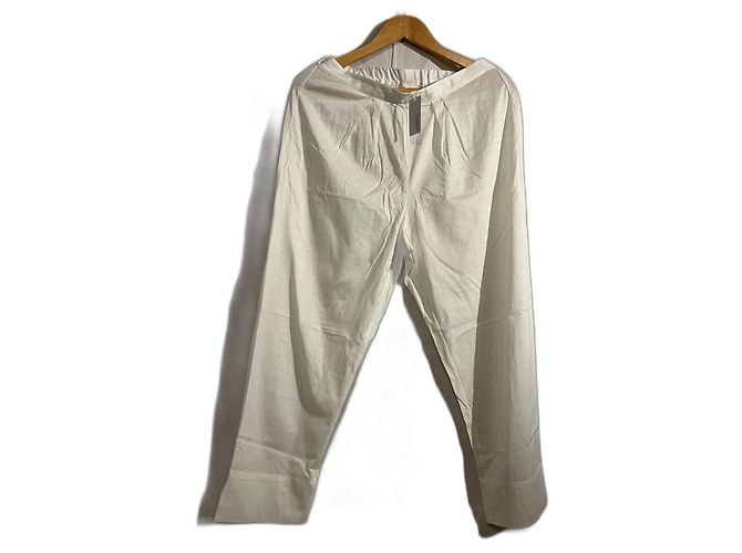 Pantalones blancos de algodón Eres