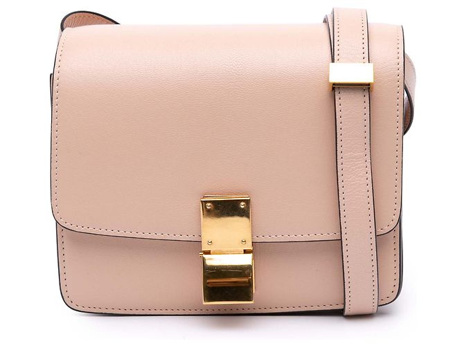 Classic Box Céline Celine Rose Petit Liege Cuir de Veau Classique Box