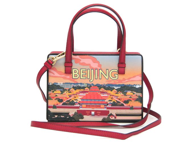 Borsa POSTAL Small Loewe BEIJIN 309.37.W85 Rosso Arancione