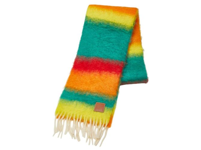 Cachecol Listrado Anagrama Loewe Multicor