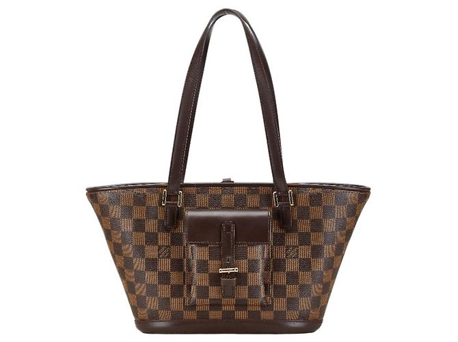 Sac à main Manosque PM Damier Louis Vuitton Marron