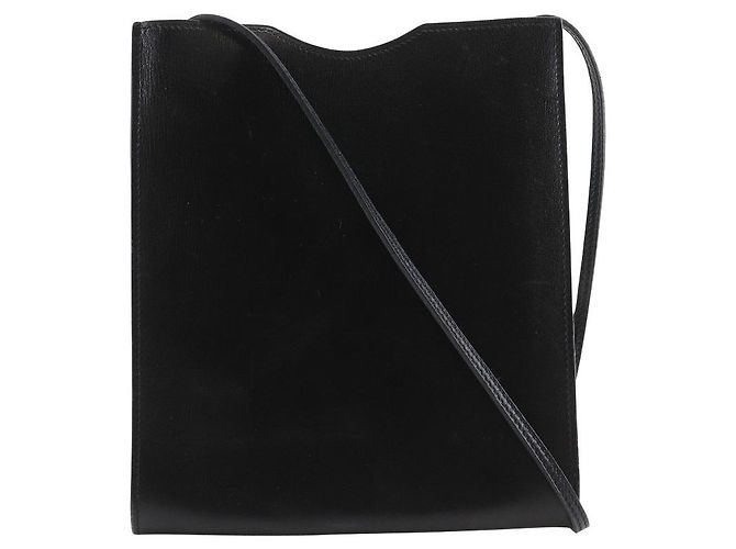 Bolsa de couro Onimaitou da Hermès Preto
