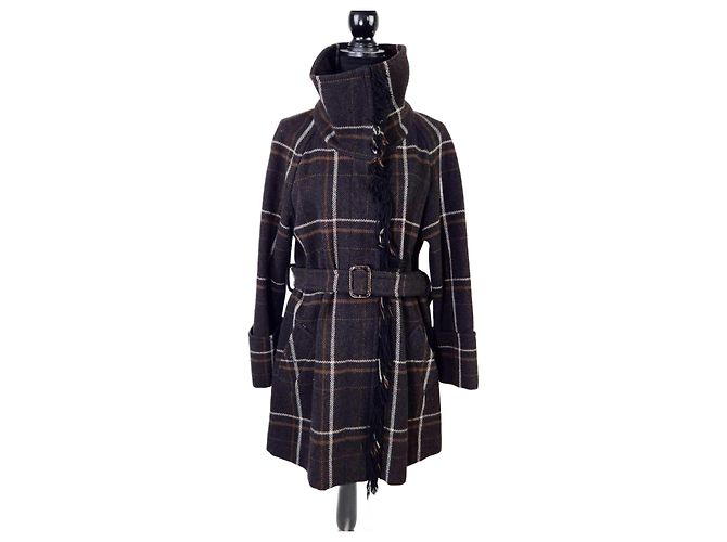 Weekend Max Mara Max Mara brauner Karomantel Grau