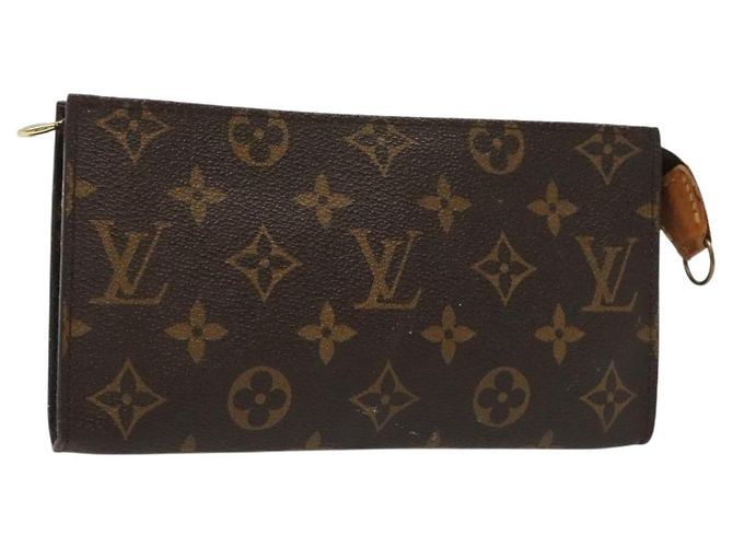 LOUIS VUITTON Monogram Bucket GM Accessory Pouch LV Auth 139629