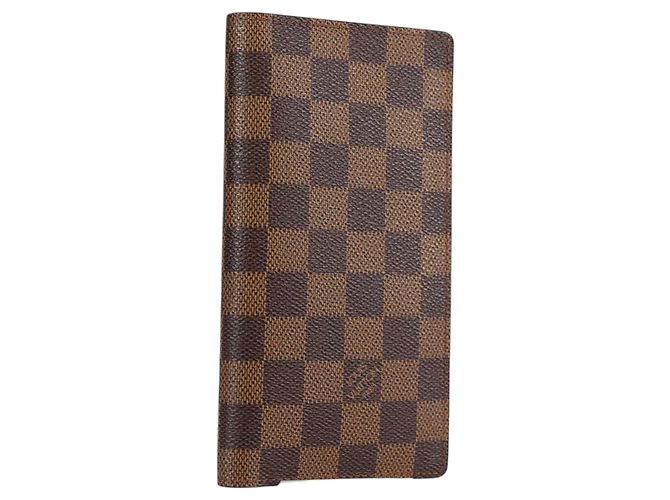 LOUIS VUITTON Damier Ebene Kartenetui N61823 LV Auth 135229V
