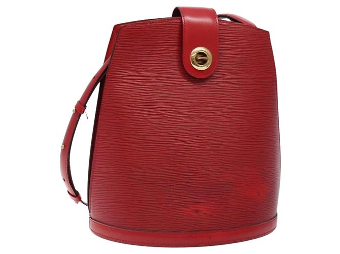 LOUIS VUITTON Borsa a Spalla Epi Cluny Rossa M52257 LV Auth gh714 Rosso