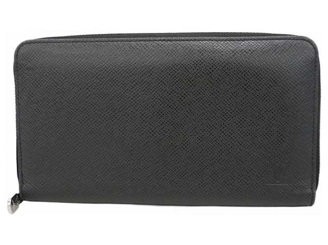 Louis Vuitton Taiga Zippy Organizer Long Wallet NM M30056 Noir Black  ref.2499415