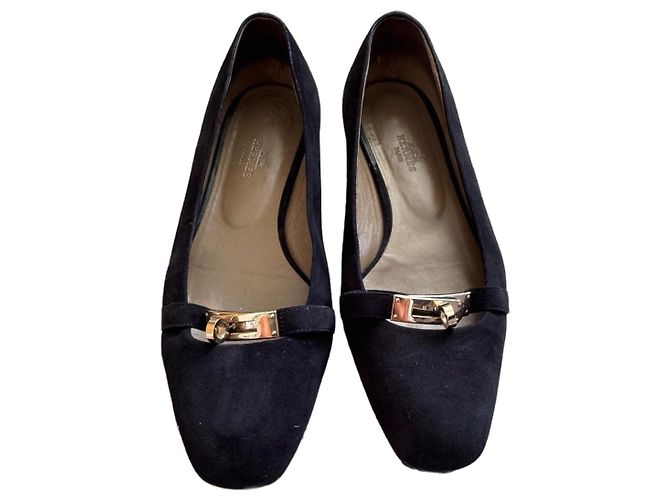 Hermès Ballet Flats Black