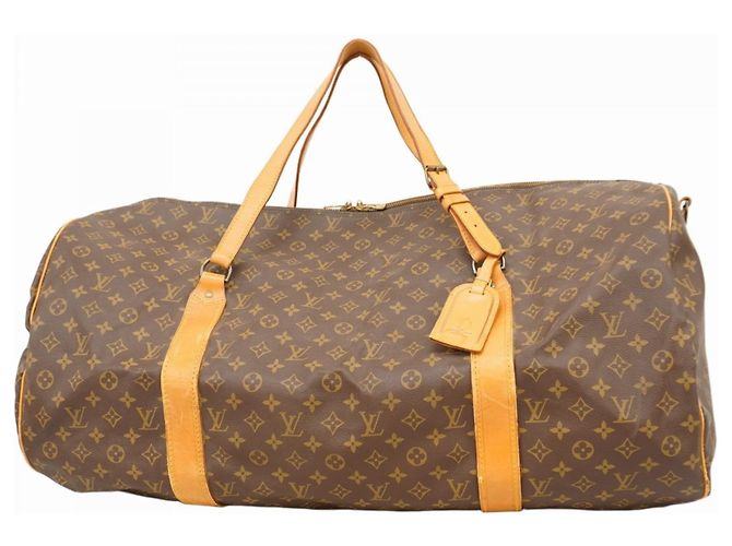 Sac Polochon Boston Monogram Louis Vuitton Marron